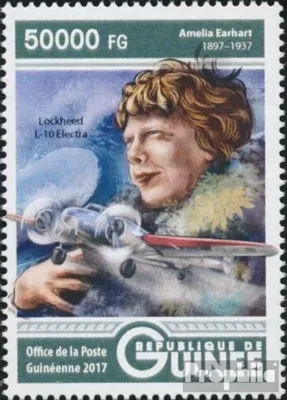 Produktbild von Briefmarken Guinea 2017 Mi 12355 (kompl. Ausgabe) postfrisch Amelia Earhart