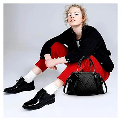 Produktbild von Moderne Handtaschen für Damen - Weiche Kunstleder Henkeltasche und Schultertasche