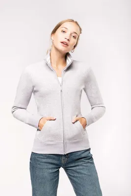 Produktbild von Kariban Damen Fleece-Sweater mit Zip