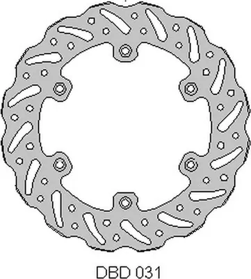 Zdjęcie produktu dla Hinten Bremsscheibe Do Yamaha Wr 125 '92-00, Yz 125 '90-00, Wr/Yz 250 '90-00, Wrf/Yzf 400/426 '98-00, Wave (220X115X4)