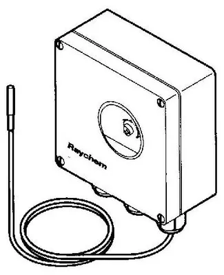 Produktbild von Chemelex Thermostat, AT-TS-14, elektronisch, mit Anlegefühler, für Heizkabel, 1 Stk.