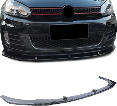 Produktbild von Frontspoiler Performance Spoiler Lippe Stoßstange Carbon Look für VW Golf 6 VI
