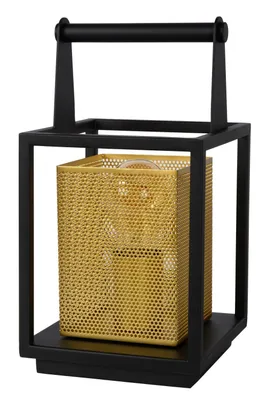 Produktbild von LUCIDE SANSA - Tischlampe - 1xE27 - Schwarz 19119