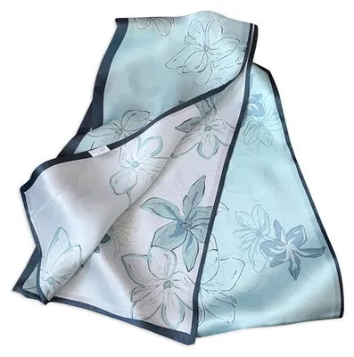 Productafbeelding van Elegante zijden sjaal met bloemenprint voor dames
