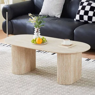 Obrázok produktu pre Milton & Oldbrook Couchtisch Calais Travertínový vzhľad