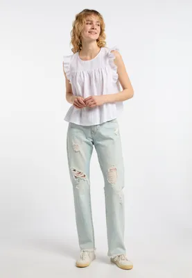 Image de Chemisier pour femme SAPORTA - blanc, taille S
