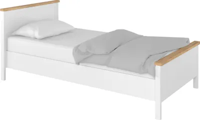 Obrázek produktu pro Nábytek24 Postel Story SO8 s pružinovou matrací 90x200 bílá/nášský dub dívčí pokoj dětský pokoj