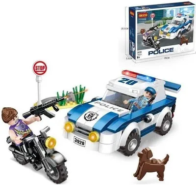Immagine prodotto di Blocchi della polizia 185 pezzi (giocattolo)