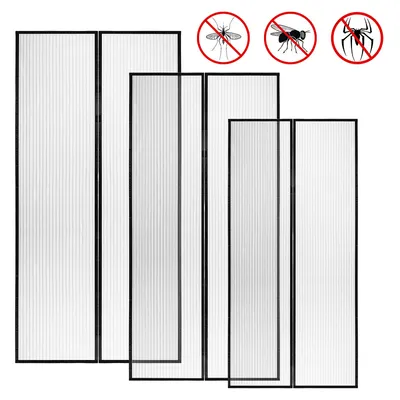 Produktbild von Jopassy Fliegengitter Tür Insektenschutz Türvorhang Fliegennetz Vorhang Magnetvorhang Balkontür Mückenschutz mit Magnetverschluss 90x210cm