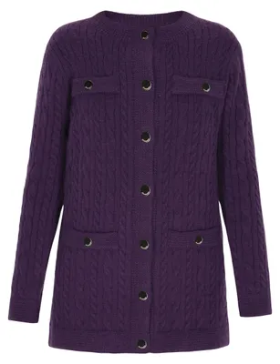 Produktbild von PATTEN Damen Cardigan - Lila, M/L