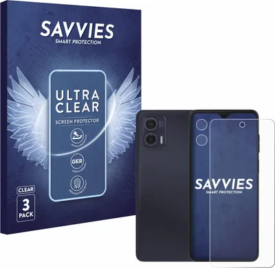 Produktbild von 6x Für Motorola Moto G73 5G (Display+Kamera) Schutzfolie Savvies Displayschutz Display Schutz Folie Klar Transparent