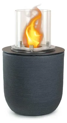 Produktbild von Raffaello - Bioethanol-Holzboden-Kamin ø 35xH55 cm, grau