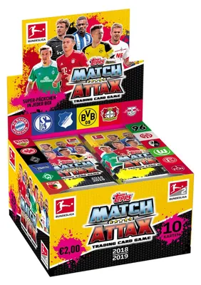 Imagen del producto de Cajas de cartas de la Bundesliga 2018/19 - Exhibidor con 36 paquetes
