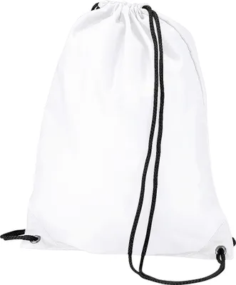 Produktbild von BagBase Budget Turnbeutel, wasserabweisend, 11 Liter BC2538 (Einheitsgröße) (Weiß)