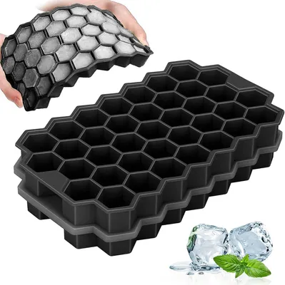Imagen del producto de Molde para congelar - Juego de 2 unidades - 2,2 x 1,2 x 1,2 cm - Silicona - Apto para lavavajillas - Libre de BPA -