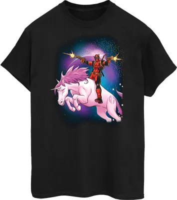 Obrázek produktu pro Marvel - Dámské tričko "Space Unicorn" BI51848 (M) (Black)