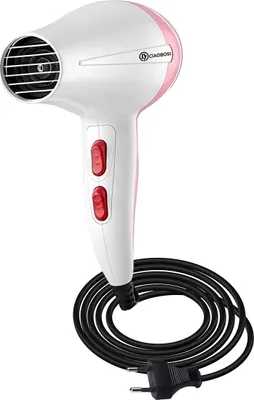 Produktbild von Avizar, Reise-Haartrockner 1000 W 4 Stufen, Weiß / Rosa