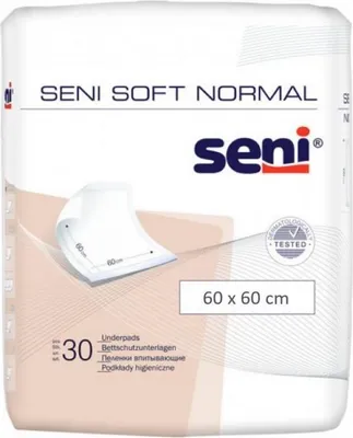 Productafbeelding van Seni Soft Normal, 60 x 60 cm - 1 pak met 30 inleggers
