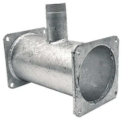 Obrázek produktu pro Pozinkovaný T-kus rozdělovače 6" x 1 1/2" 1 1/2" pro vodní cisternu 0200666