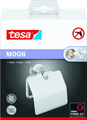 Produktbild von Tesa Toilettenpapierhalter MOON silber