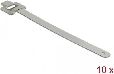 Immagine prodotto di DELOCK Edelstahlkabelbinder Faltverschluss L 400 x B 10 mm