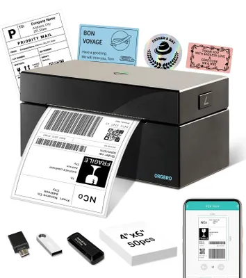 4x6 Etikettendrucker Bluetooth Thermisch Versandlabel
