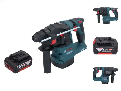 Zdjęcie produktu dla Akumulatorowy młot udarowo-obrotowy Bosch GBH 18V-22 Professional 18 V 1,9 J SDS Plus Brushless + 1x akumulator 5,0 Ah - bez ładowarki