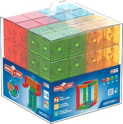 Zdjęcie produktu dla Geomag MagiCube GM319, 3 lat(a), 64 szt., Plastik