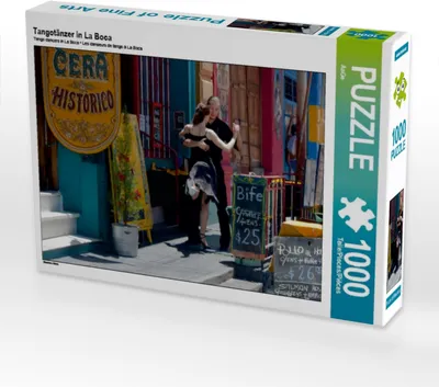 Produktbild von Calvendo Tangotänzer in La Boca 1000 Teile Puzzle quer 640x480mm, CALVENDO; 7406500