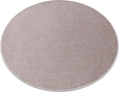 Produktbild von Teppich rund EXCELLENCE erröten rosa 407 eben, Melange Rosa rund 100 cm