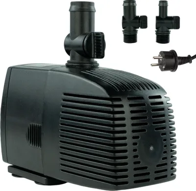 Produktbild von Teichpumpe 230 V – 1.500 L/H | 25 Watt | 10m Kabel | 2,5m Förderhöhe | Wasserpumpe | Aquariumpumpe | Wasserspielpumpe | Brunnenpumpe | Springbrunnen-Pumpe