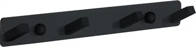 Produktbild von Mexen vierfacher Handtuchhaken, Schwarz - 709174-70
