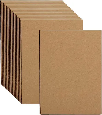 Produktbild von Wellpappe A3 und A4, braun, zum Basteln