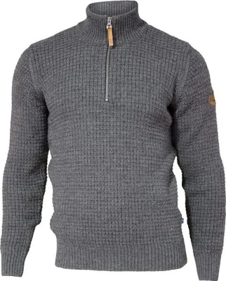 Produktbild von Ivanhoe Herren Moritz Half Zip Strickpullover grey XXL
