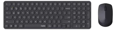 Image de Clavier et souris Rapoo 9310m, transparent. Taille unique