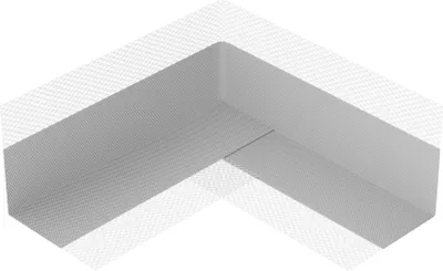 Produktbild von Isolbau Innenecke P2 Grau - 1 Stück - Wasserdichtes Eck-Dichtband für Sanitär, Dusche, Bad, Fliesen, Eckabdichtung Dichtecke Abdichtung für Innen- & Außenbereich