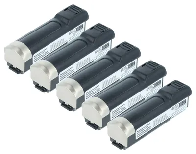 Produktbild von vhbw 5x Akku Ersatz für Zebra BTRY-NWTRS-50MA-01 für Barcodescanner POS (3200 mAh, 3,6 V, Li-Ion)