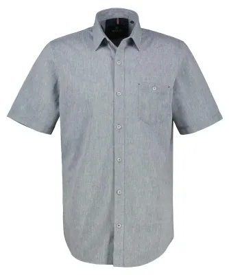 Produktbild von Lerros - Herren kurzarm Hemd, (2542008), Größe:L, Farbe:crispy blue (443)