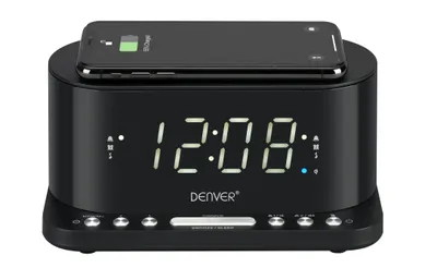 Obrázok produktu pre Denver CRQ-110, Hodiny, Digitálny, FM, PLL, LED, 3,05 cm (1.2"), Čierna