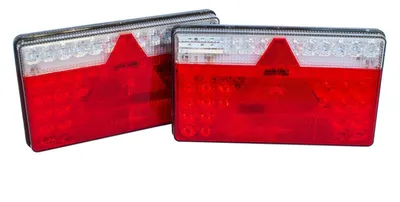 Produktbild von Aspöck Multiled Ii Led-Rückleuchten, 6 Funktionen Links + Rechts