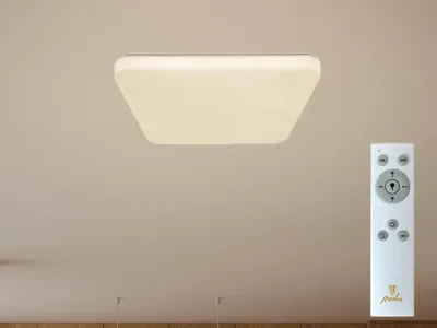 Imagen del producto de Lámpara LED de techo OPAL + mando a distancia, 36W - LCL534S/S