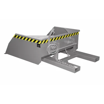Produktbild von BAUER Staplerschaufel mechanisch - 750 l - 1.500 kg - mausgrau