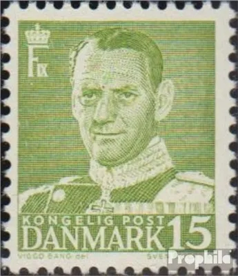 Produktbild von Briefmarken Dänemark 1948 Mi 302III postfrisch Freimarken: König Frederik IX.