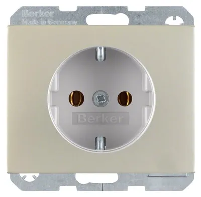 Produktbild von Berker 47357004 - Typ F - Edelstahl - Edelstahl - IP20 - 250 V - 16 A
