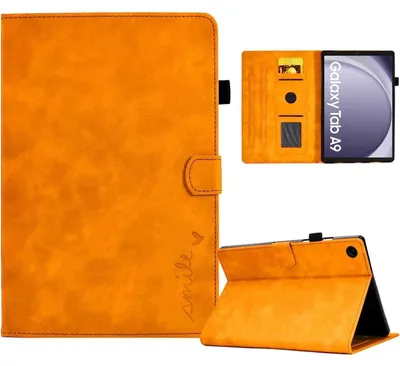 Immagine prodotto di Custodia protettiva in  (PU) arancione per tablet Samsung Galaxy Tab A9 da 8,7 pollici (2023)