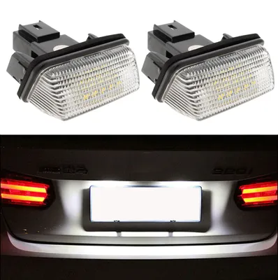 Produktbild von 2x LED Kennzeichenbeleuchtung für Toyota Auris Avensis Corolla Verso Yaris III