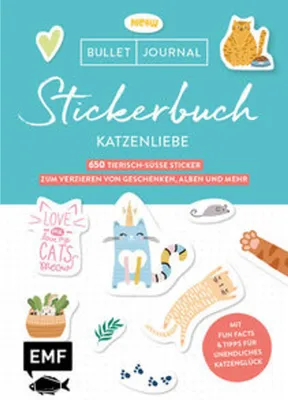 Produktbild von Bullet Journal Stickerbuch - Katzenliebe