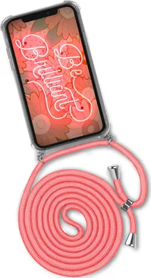 Produktbild von TWIST-Case + TWIST-Cord für iPhone 12 / 12 Pro, Farbe:Kooky Flamingo (Silber)