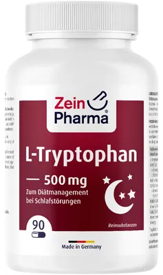Obrázek produktu pro Zein Pharma l-tryptofan, 500 mg, 90 kapslí 13767