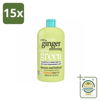 Imagen del producto de 15 unidades de gel de ducha Treaclemoon, aroma "One Ginger Morning", 500 ml - Paquete ahorro